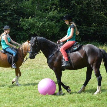 Pferdefussball mit den Ponys der CV Ponyfarm 09