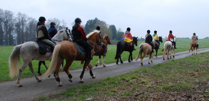 Tagesritt der CV-Ponyfarm April 2012 - 13