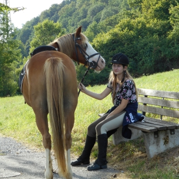 Tagesritt der CV-Ponyfarm nach Spiegelberg 2015 - 15