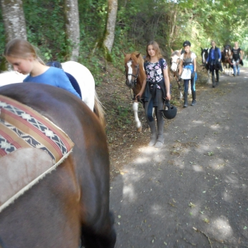 Tagesritt der CV-Ponyfarm nach Spiegelberg 2015 - 16