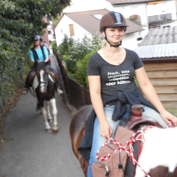 Tagesritt der CV-Ponyfarm nach Spiegelberg 2015 - 24